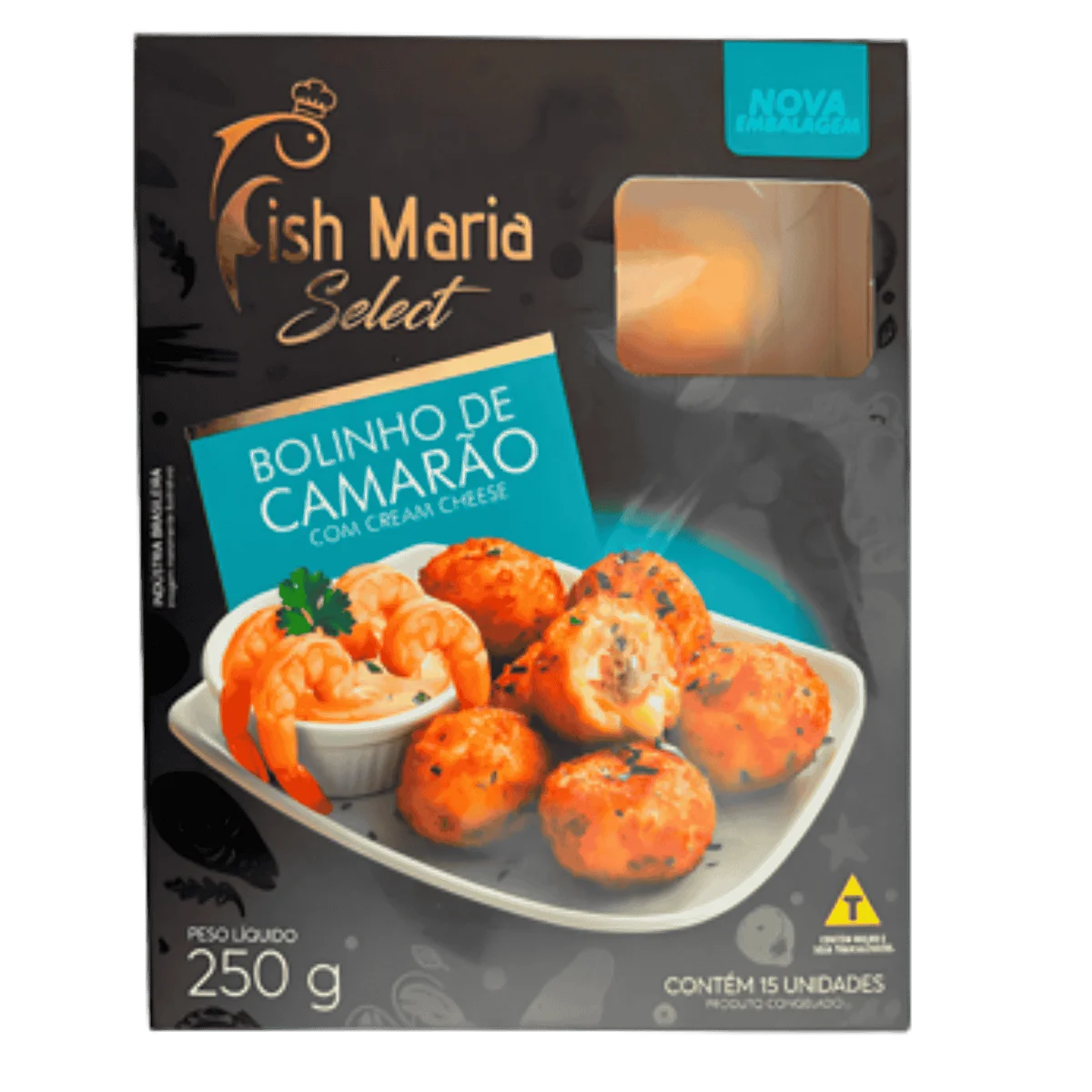 Bolinho de Camarão c/ Cream Cheese